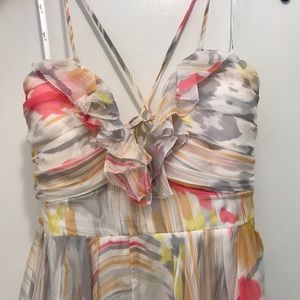 Beautiful multicolored cocktail dress